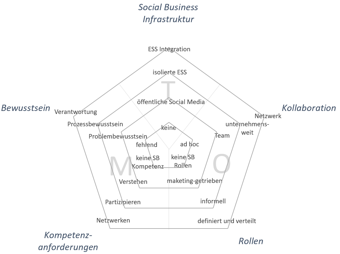 Abbildung 1. Das Social Business Reifegradmodell
